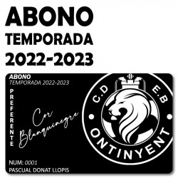 ABONO TEMPORADA 2022-2023