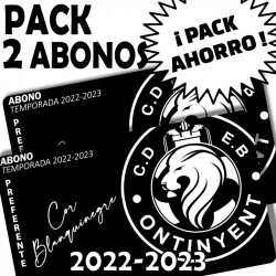 OFERTA - Pack 2 ABONOS 2022-23